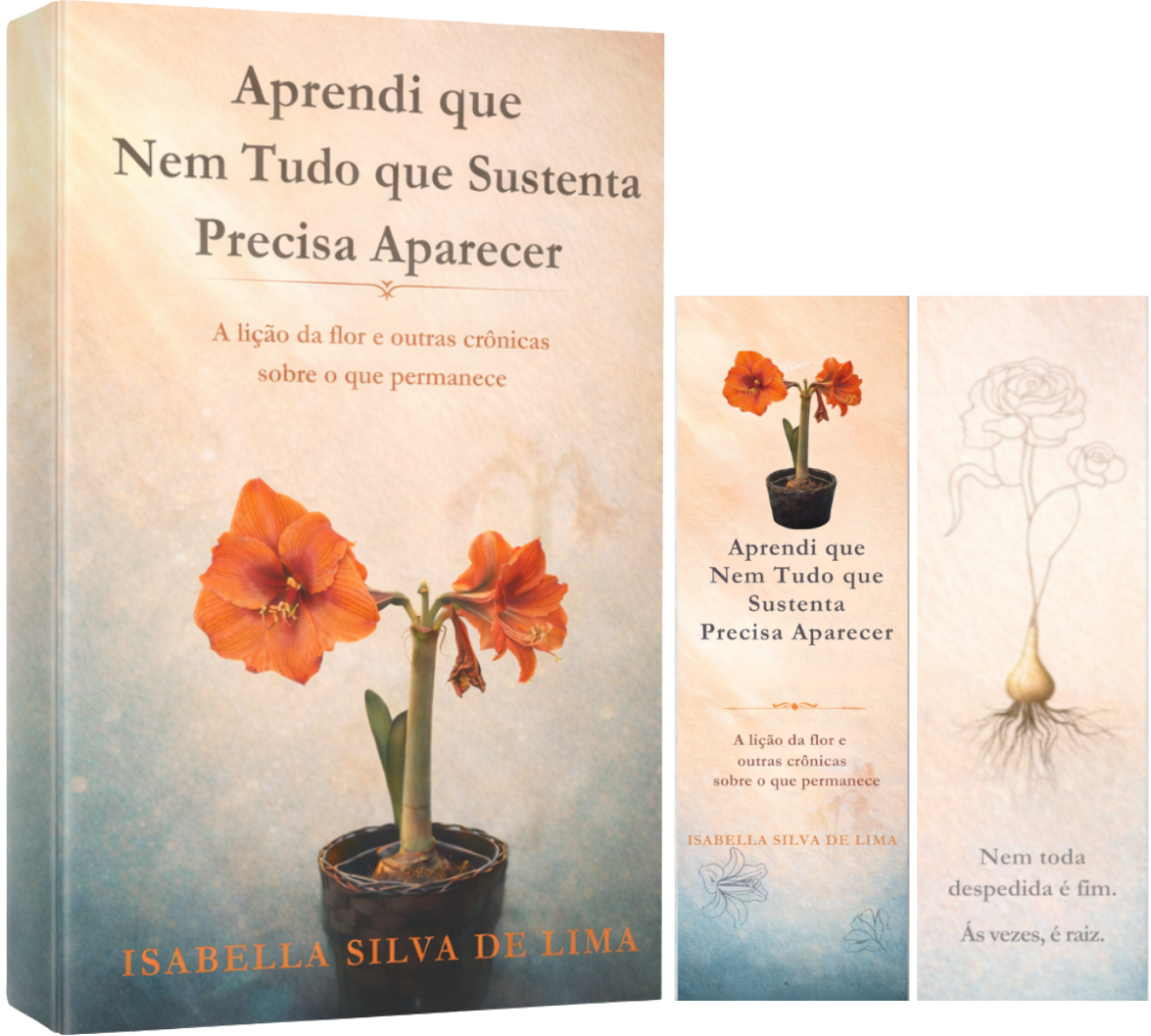 Capa do livro Nem Tudo que Sustenta Precisa Aparecer